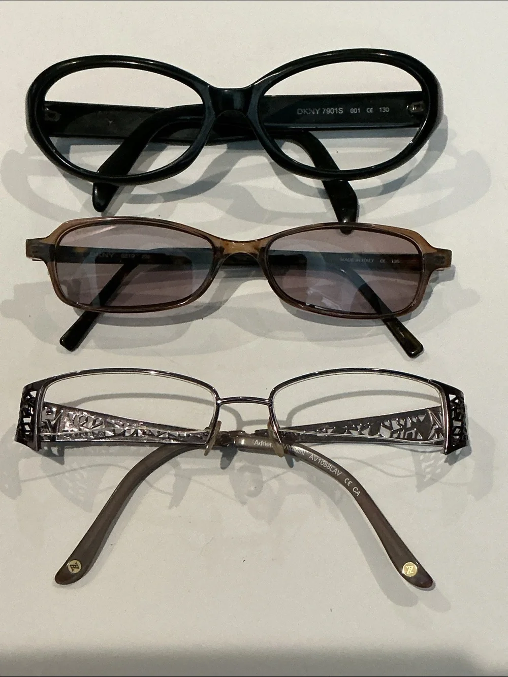 6 pairs lot authentic DKNY Donna Karen prescription designer eyeglasses frames